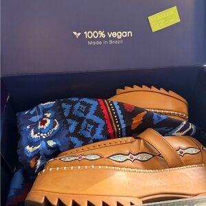 FARM Rio Orange Platform Mary Janes